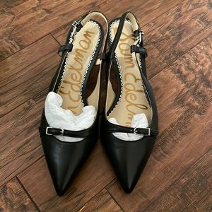 Sam Edelman black Denia slingback new size 5.5